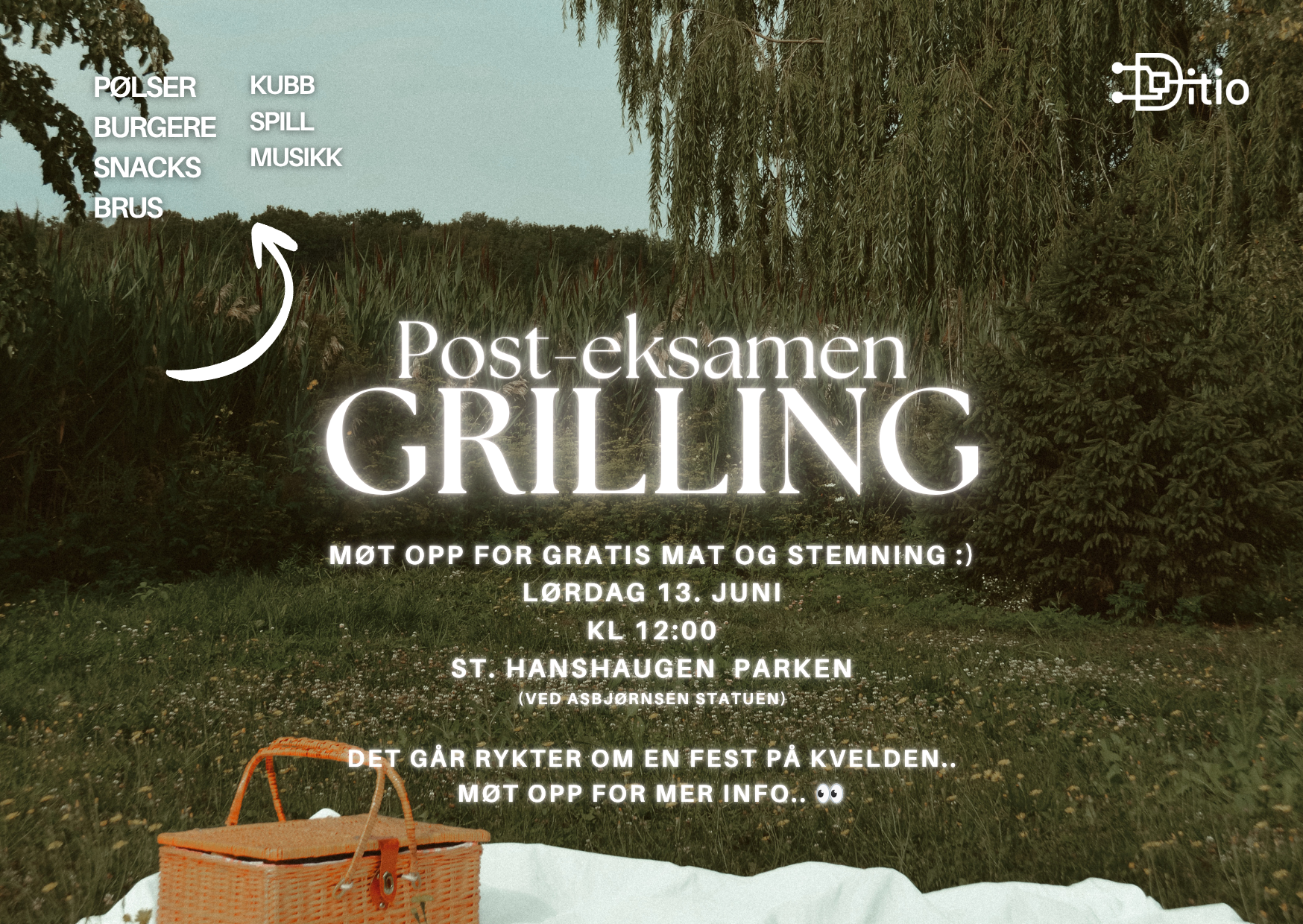 Plakat for grilling info